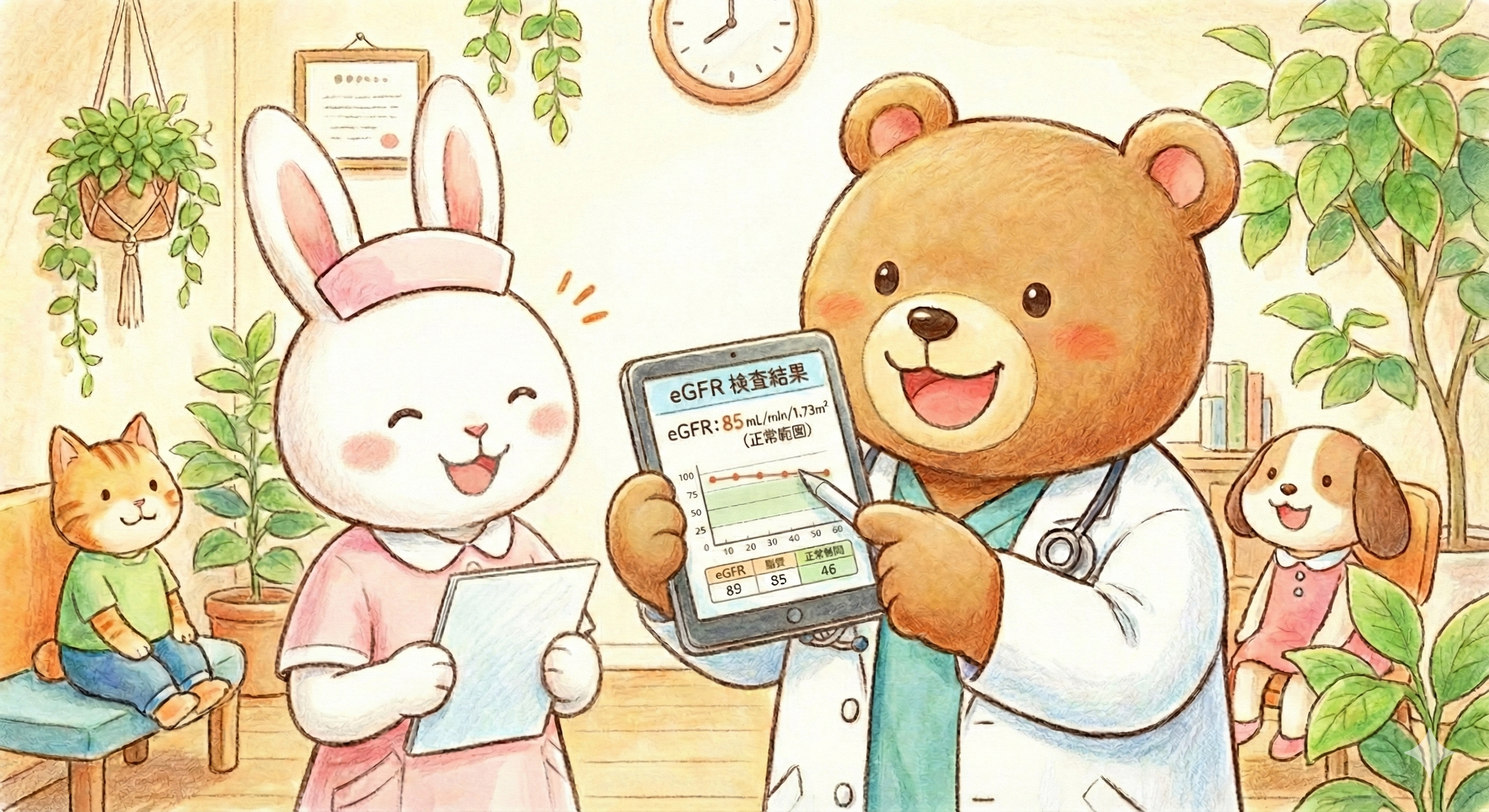 eGFRスロープの模式図